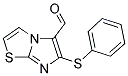 6-(PHENYLSULFANYL)IMIDAZO[2,1-B][1,3]THIAZOLE-5-CARBALDEHYDE 结构式