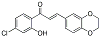 1-(4-CHLORO-2-HYDROXYPHENYL)-3-(2,3-DIHYDRO-1,4-BENZODIOXIN-6-YL)PROP-2-EN-1-ONE 结构式