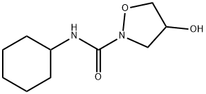 N-环己基-4-羟基异噁唑烷-2-甲酰胺 结构式