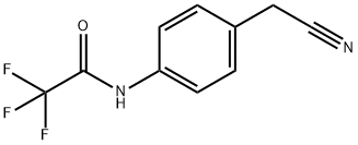 N-(4-(NITRILOMETHYL)PHENYL)-2,2,2-TRIFLUOROETHANAMIDE 结构式