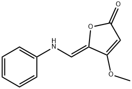5-(ANILINOMETHYLENE)-4-METHOXY-2(5H)-FURANONE 结构式