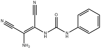 N-(2-AMINO-1,2-DINITRILOVINYL)(PHENYLAMINO)FORMAMIDE 结构式