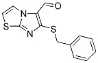 6-(Benzylsulfanyl)imidazo[2,1-b][1,3]thiazole-5-carbaldehyde 结构式
