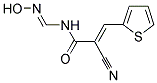 2-CYANO-N-[(HYDROXYIMINO)METHYL]-3-(2-THIENYL)ACRYLAMIDE 结构式