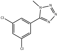 5-(3,5-DICHLOROPHENYL)-1-METHYL-1H-1,2,3,4-TETRAAZOLE 结构式