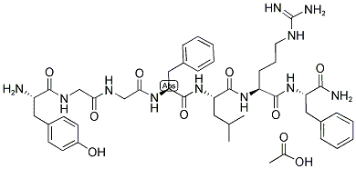 (PHE7)-DYNORPHIN A (1-7) AMIDE ACETATE SALT 结构式