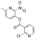 6-METHYL-2-NITRO-3-PYRIDYL 2-CHLORONICOTINATE 结构式