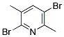 2,5-DIMETHYL-3,6-DIBROMOPYRIDINE 结构式