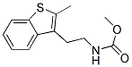 [2-(2-METHYL-BENZO[B]THIOPHEN-3-YL)-ETHYL]-CARBAMIC ACID METHYL ESTER 结构式