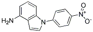 1-(4-Nitrophenyl)-1H-indol-4-amine 结构式