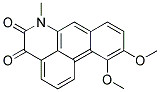 10,11-DIMETHOXY-6-METHYL-6H-DIBENZO[DE,G]QUINOLINE-4,5-DIONE 结构式