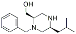 1-BENZYL-2(R)-METHYLL-5(S)-ISOBUTYL-PIPERAZINE 结构式