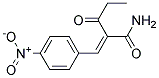 2-[1-(4-NITRO-PHENYL)-METH-(E)-YLIDENE]-3-OXO-PENTANOIC ACID AMIDE 结构式