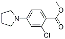 2-CHLORO-4-PYRROLIDIN-1-YL-BENZOIC ACID METHYL ESTER 结构式