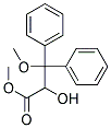 2-HYDROXY-3-METHOXY-3,3-DIPHENYL-PROPIONIC ACID METHYL ESTER 结构式