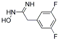 2-(3,5-DIFLUORO-PHENYL)-N-HYDROXY-ACETAMIDINE 结构式