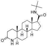 17b-(T-Butylcarbamoyl)-4-Aza-5A-Androstan-3-One 结构式