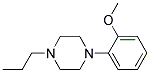 1-Propyl-4-(2-Methoxyphenyl)Piperazine 结构式