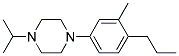 1-Isopropyl-4-(3-Methyl-4-Propylphenyl)Piperazine 结构式