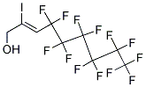 1H,1H,3H-Tridecafluoro-2-iodo-2-nonen-1-ol 结构式
