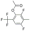 2,4-Difluoro-3-methyl-6-(trifluoromethyl)phenyl acetic acid 结构式