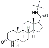 17-(T-Butylcarbamoyl)-4-Aza-5A-Androstan-3-One 结构式
