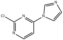 2-氯-4-(1H-咪唑-1-基)嘧啶 结构式