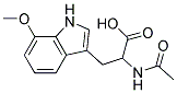 2-(acetylamino)-3-(7-methoxy-1H-indol-3-yl)propanoic acid 结构式