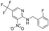 (2-Fluoro-benzyl)-(3-nitro-5-trifluoromethyl-pyridin-2-yl)-amine 结构式