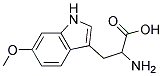 2-amino-3-(6-methoxy-1H-indol-3-yl)propanoic acid 结构式