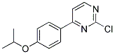 2-Chloro-4-(4-isopropoxy-phenyl)-pyrimidine 结构式