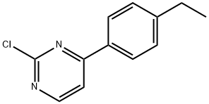2-Chloro-4-(4-ethyl-phenyl)-pyrimidine 结构式