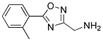 1-[5-(2-methylphenyl)-1,2,4-oxadiazol-3-yl]methanamine 结构式