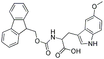 2-{[(9H-fluoren-9-ylmethoxy)carbonyl]amino}-3-(5-methoxy-1H-indol-3-yl)propanoic acid 结构式