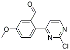 2-(2-Chloro-pyrimidin-4-yl)-5-methoxy-benzaldehyde 结构式