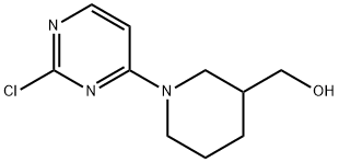 (1-(2-氯嘧啶-4-基)哌啶-3-基)甲醇 结构式