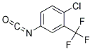 1-CHLORO-2-(TRIFLUOROMETHYL)-4-ISOCYANATOBENZENE 结构式