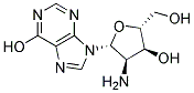 2'-AMINO-2'-DEOXYINOSINE 结构式
