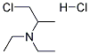 2-Diethylaminopropyl chloride hydrochloride 结构式