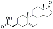 17-OXO-5-ANDROSTEN-3B-YLACETATE 结构式