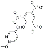 1-METHOXY-4(1H)-PYRIDAZINONEPICRATE 结构式