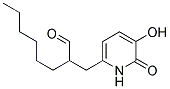 2-(5-Hydroxy-6-oxo-1,6-dihydro-2-pyridylmethyl)octanal 结构式