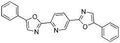 2,5-BIS(5-PHENYL-2-OXAZOLYL)PYRIDINE 结构式