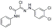 2-Chloro-2-[2-(3,4-dichlorophenyl)hydrazono]-N-phenylacetamide 结构式