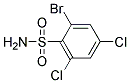 2-Bromo-4,6-dichlorobenzenesulfonamide 结构式