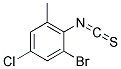 2-BROMO-4-CHLORO-6-METHYLPHENYLISOTHIOCYANATE 结构式