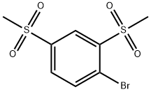 2,4-Bis(methylsulfonyl)-1-bromobenzene 结构式