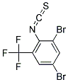 2,4-Dibromo-6-(trifluoromethyl)phenylisothiocyanate 结构式