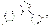 1-(3-Chlorobenzyl)-5-(3-chlorophenyl)-1H-1,2,3,4-tetrazole 结构式