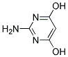 2-AMINO-4,6-DIHYDROXYPYRIMIDIN, 结构式
